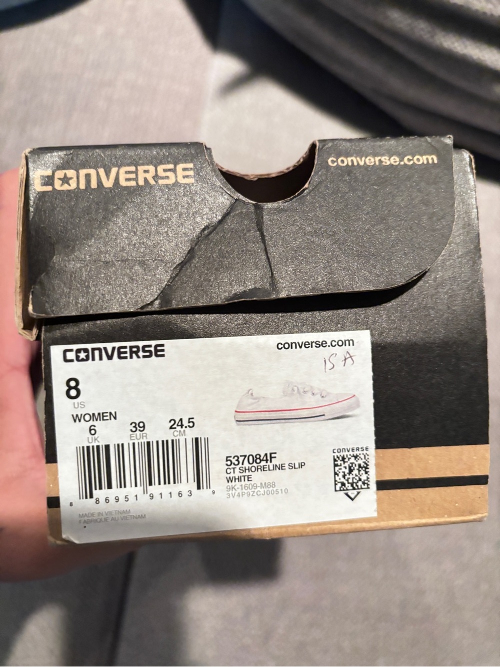 Women’s Converse scrunch back Low Top Sneakers - Picture 4 of 4